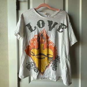 Magnolia Pearl LOVE sacred heart tee.